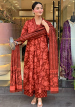 Load image into Gallery viewer, Ruhani Anarkali Suit Set

