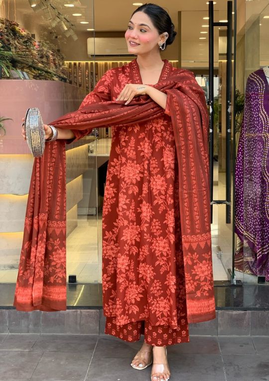 Ruhani Anarkali Suit Set