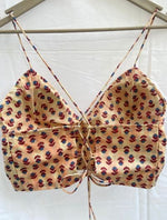 Load image into Gallery viewer, Red Printed Shirt &amp; Bralette Combo
