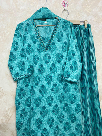 Amara Floral Boota Kurta Set - Ramya