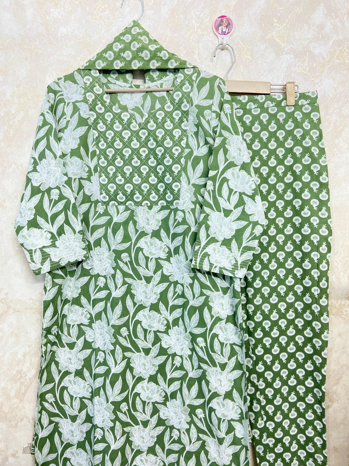 Soha Hand Printed Cotton Set - Ramya